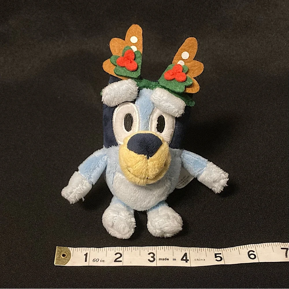 ⭐️ Bluey Holiday Mini Plush Keychain Bag Charm 6” inch